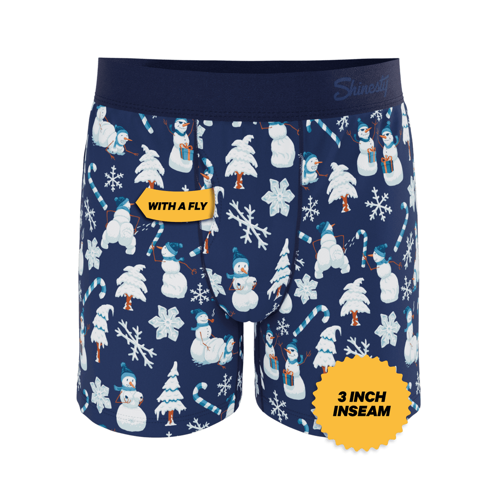 The Big Blizzard | Naughty Snowmen Boxers - Shinesty - Flyclothing LLC