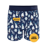 The Big Blizzard | Naughty Snowmen Boxers - Shinesty - Flyclothing LLC