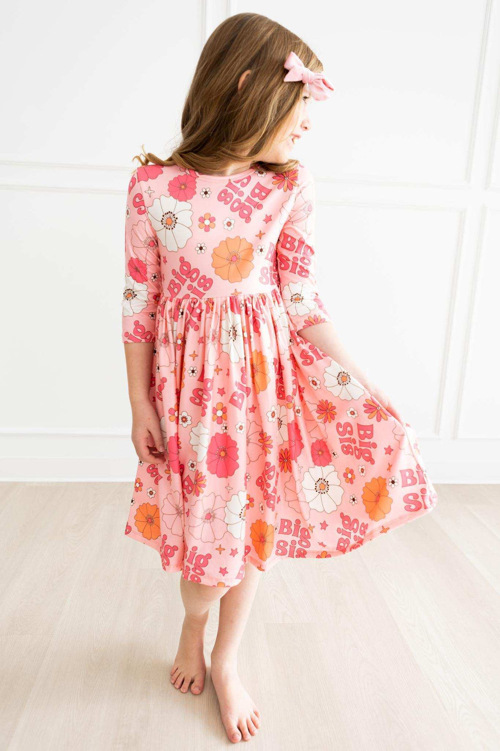 SALE Big Sis Floral Twirl Dress - Mila & Rose ® - Flyclothing LLC