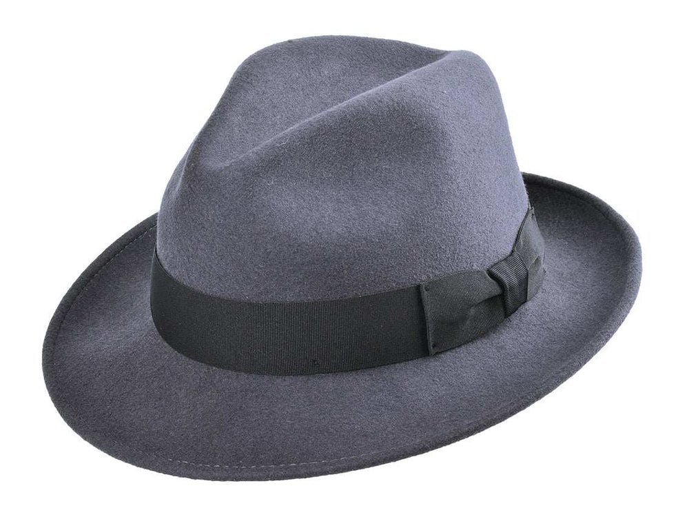 Classic Wool Felt Fedora Hat Dean - Bigalli Hats USA - Flyclothing LLC