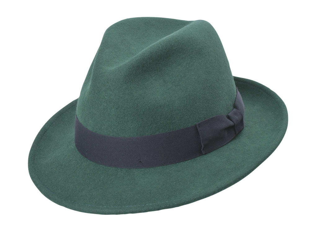 Classic Wool Felt Fedora Hat Dean - Bigalli Hats USA - Flyclothing LLC