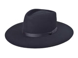 Wool Felt Flat Brim Hat Trendly Giza - Bigalli Hats USA - Flyclothing LLC
