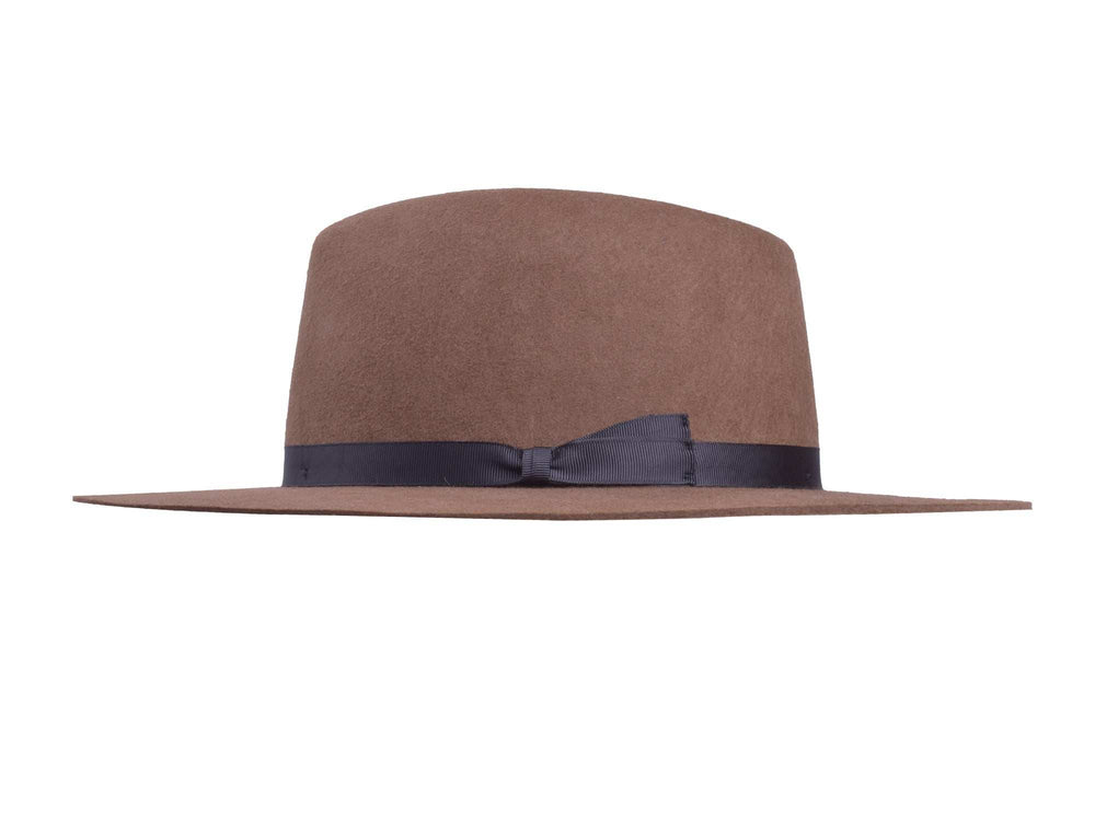 Wool Felt Flat Brim Hat Trendly Giza - Bigalli Hats USA - Flyclothing LLC
