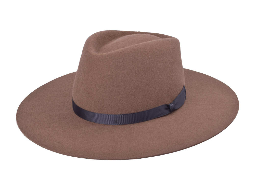 Wool Felt Flat Brim Hat Trendly Giza - Bigalli Hats USA - Flyclothing LLC