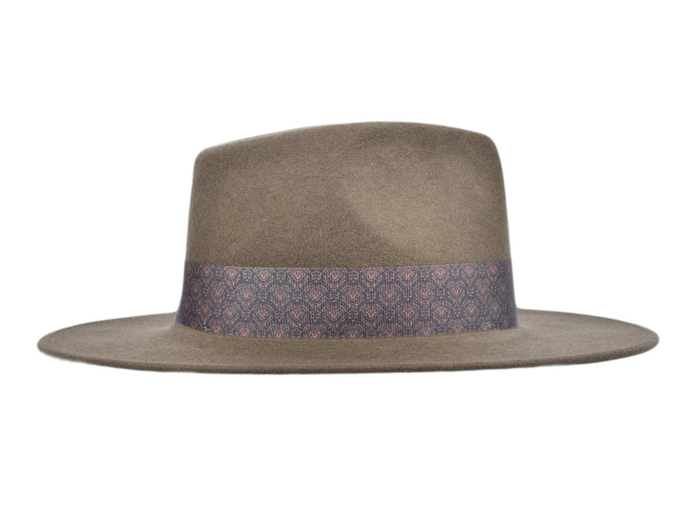 Wool Felt Flat Brim Hat Trendly Gypsy - Bigalli Hats USA - Flyclothing LLC