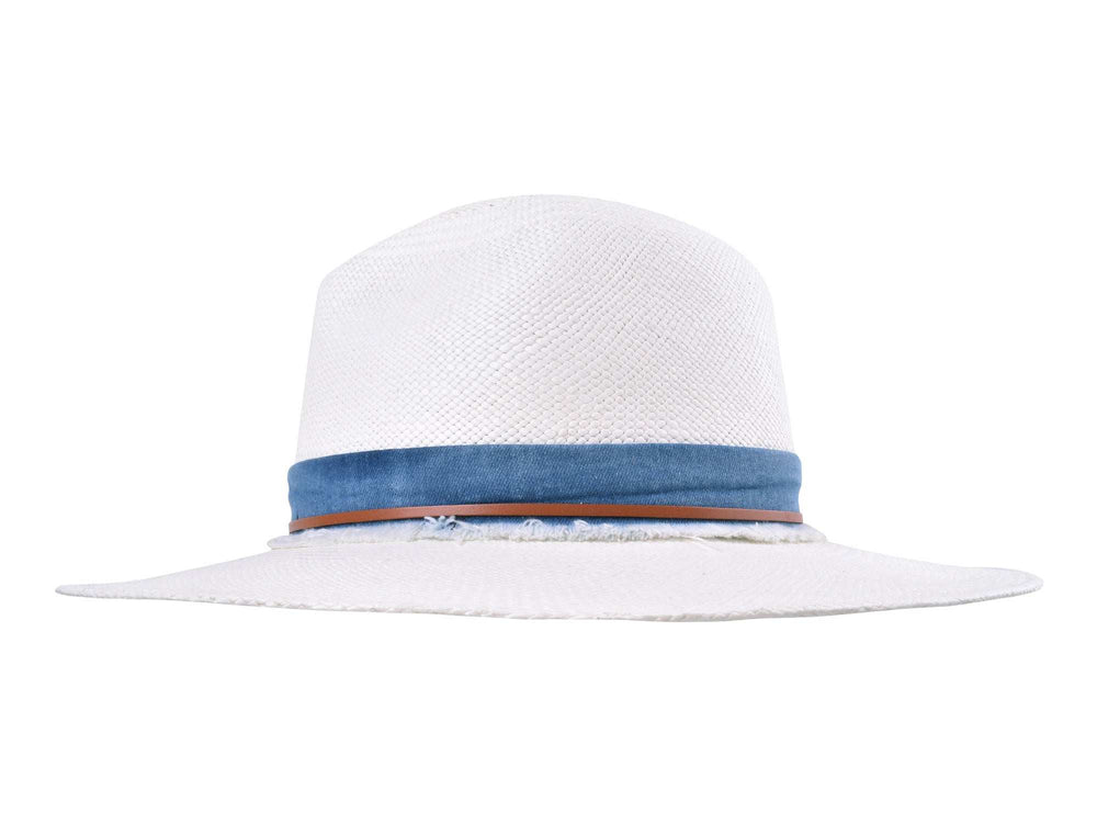 Indigo Panama Hat - Handwoven - Bigalli Hats USA - Flyclothing LLC