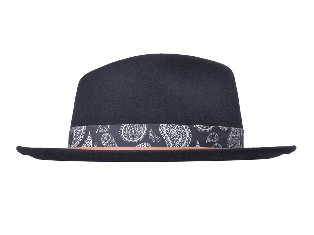 Casual Wool Felt Fedora Hat Lash - Bigalli Hats USA - Flyclothing LLC