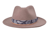 Casual Wool Felt Fedora Hat Lash - Bigalli Hats USA - Flyclothing LLC