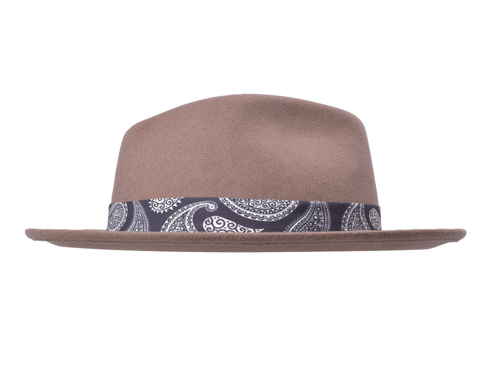 Casual Wool Felt Fedora Hat Lash - Bigalli Hats USA - Flyclothing LLC