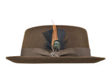 Wool Felt Classic Hat Pork Pie Stingy - Bigalli Hats USA - Flyclothing LLC