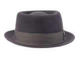 Wool Felt Classic Hat Pork Pie Stingy - Bigalli Hats USA - Flyclothing LLC