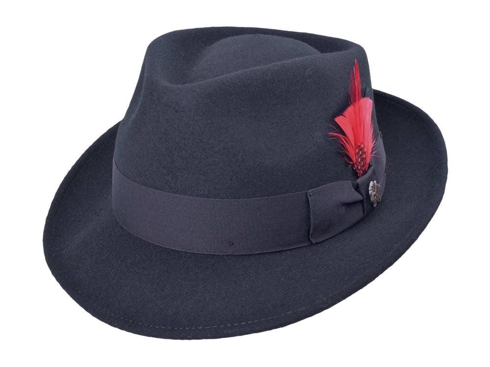 Wool Felt Fedora Hat Quickstep - Bigalli Hats USA - Flyclothing LLC