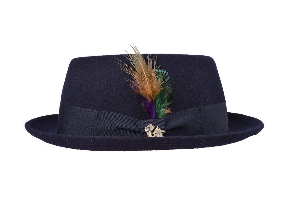 Wool Felt Classic Hat Pork Pie Stingy - Bigalli Hats USA - Flyclothing LLC