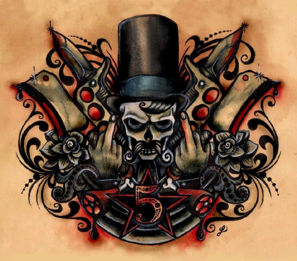 Black Market Art Company Bill the Butcher Print - Black Market Art Company - Flyclothing LLC