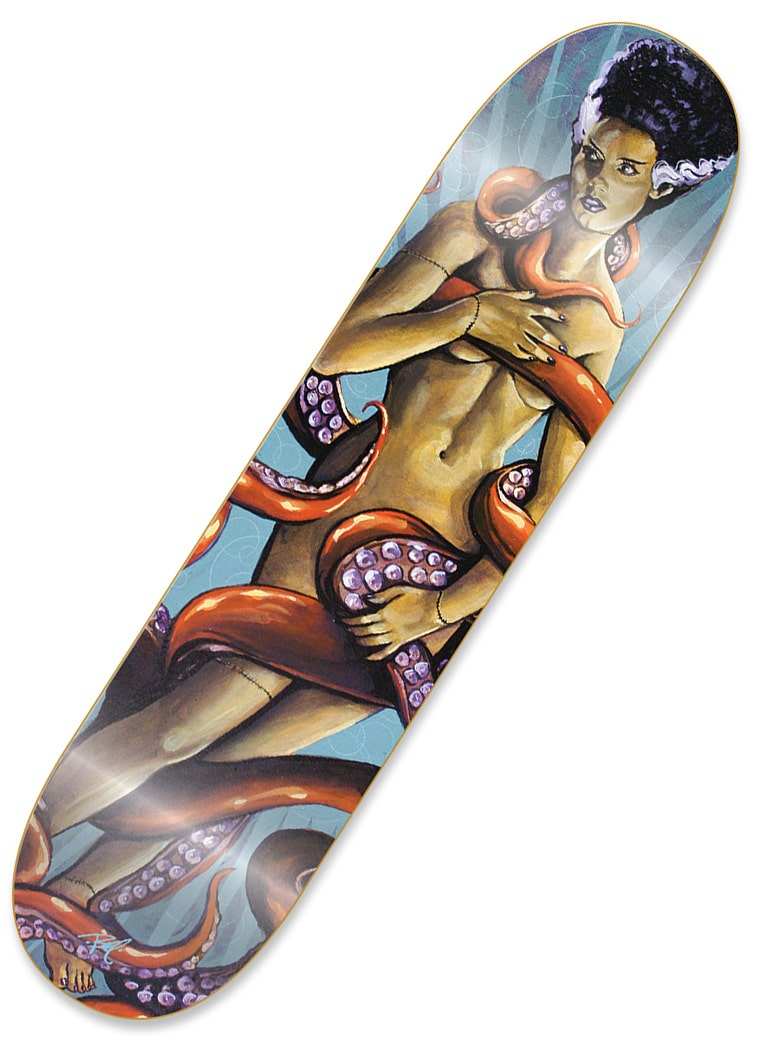 Black Market Art Company Birth Of The Bride & Skate Deck Print - Black Market Art Company - Flyclothing LLC