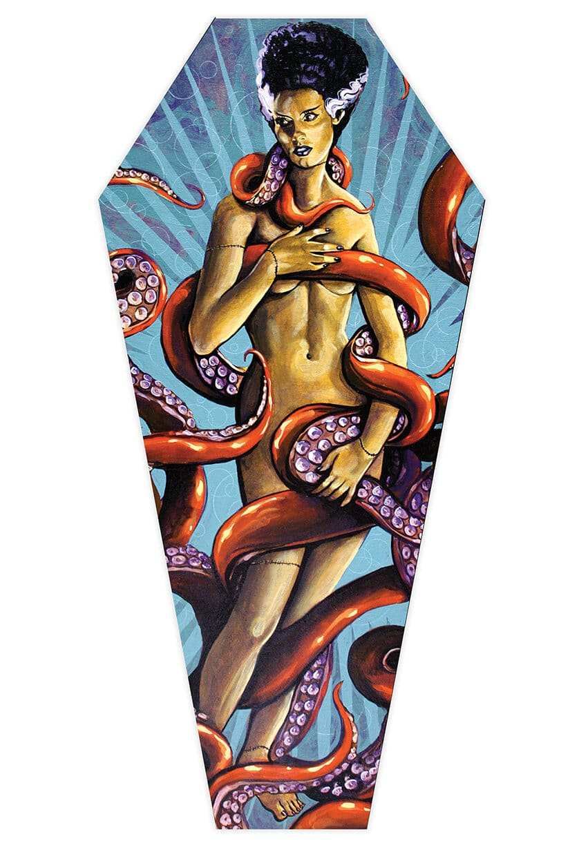 Black Market Art Company Birth of The Bride & Stretched Canvas Coffin Print - Black Market Art Company - Flyclothing LLC