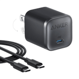 Anker Nano Charger (45W) with USB-C to USB-C Cable