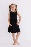 Black Tank Pocket Twirl Dress - Mila & Rose ® - Flyclothing LLC