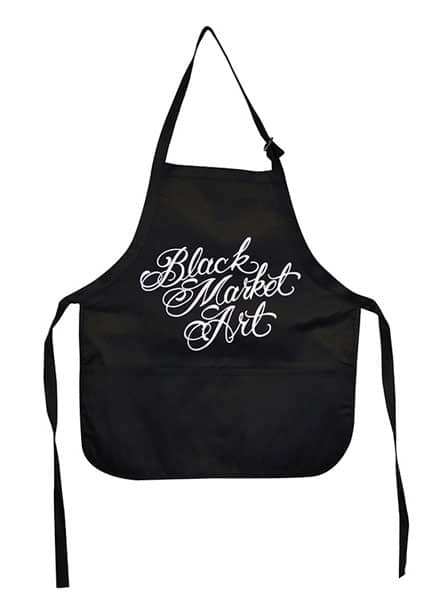 Black Market Art Company Black Market & Art & Tattoo Apron Print - Black Market Art Company - Flyclothing LLC