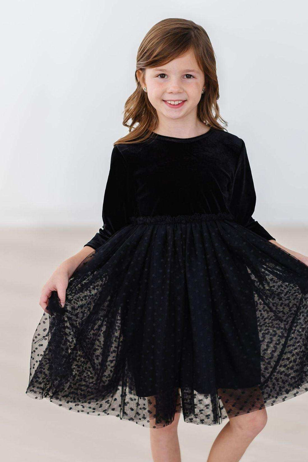Black Velvet Tutu Dress - Mila & Rose ® - Flyclothing LLC