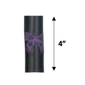Ponytail Wrap purple  Butterflies