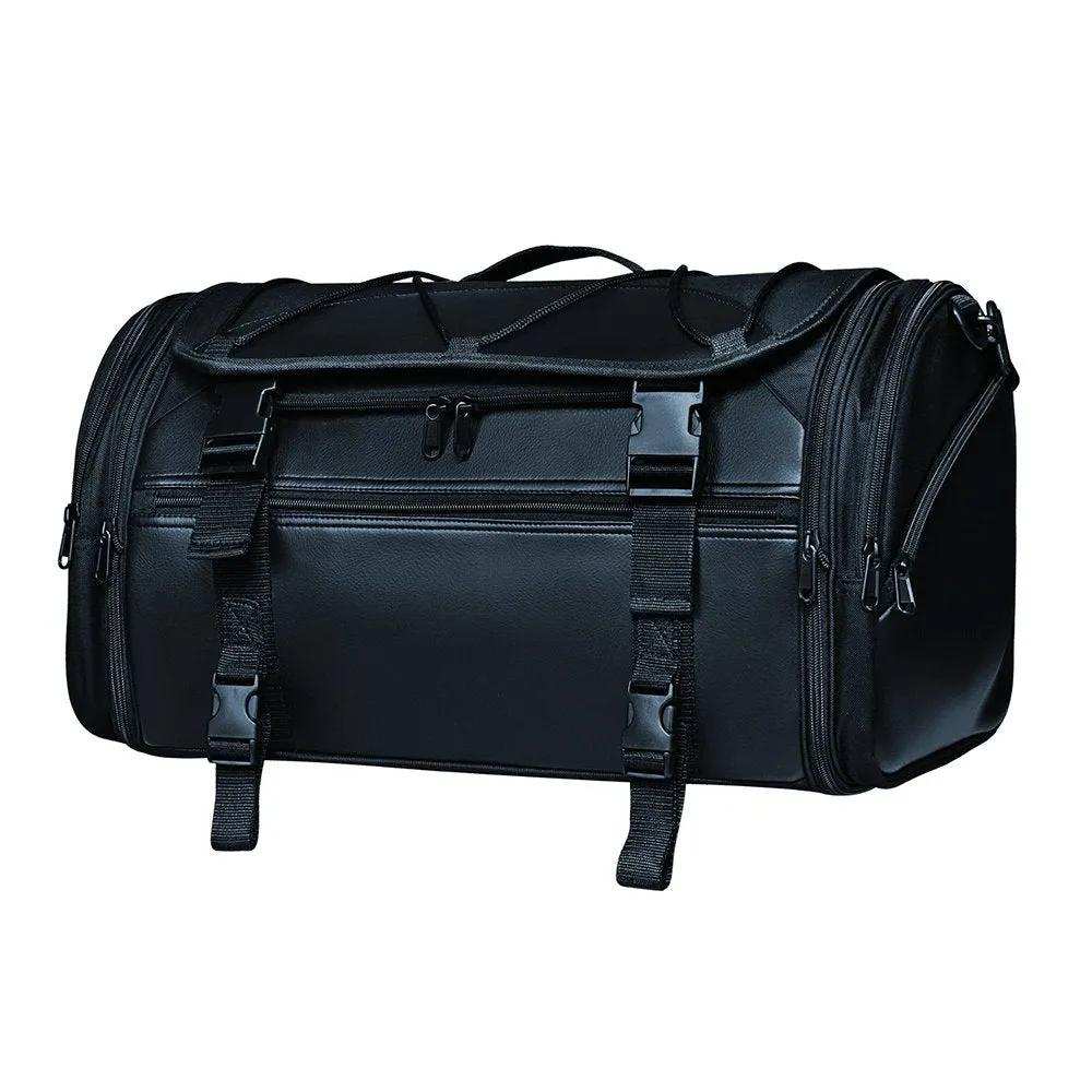 Black Round - Textile Travel Bags - Unik Just for Bikers - Flyclothing LLC