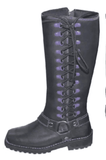 Roadqueen -Ladies Motorcycle Biker Leather Boots