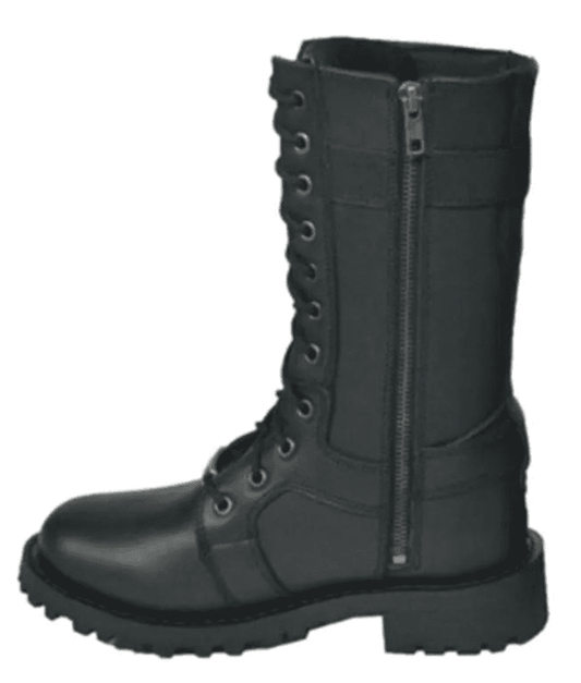 Double Harness - Ladies Motorcycle Biker Leather Boots - Unik Just for Bikers - Flyclothing LLC