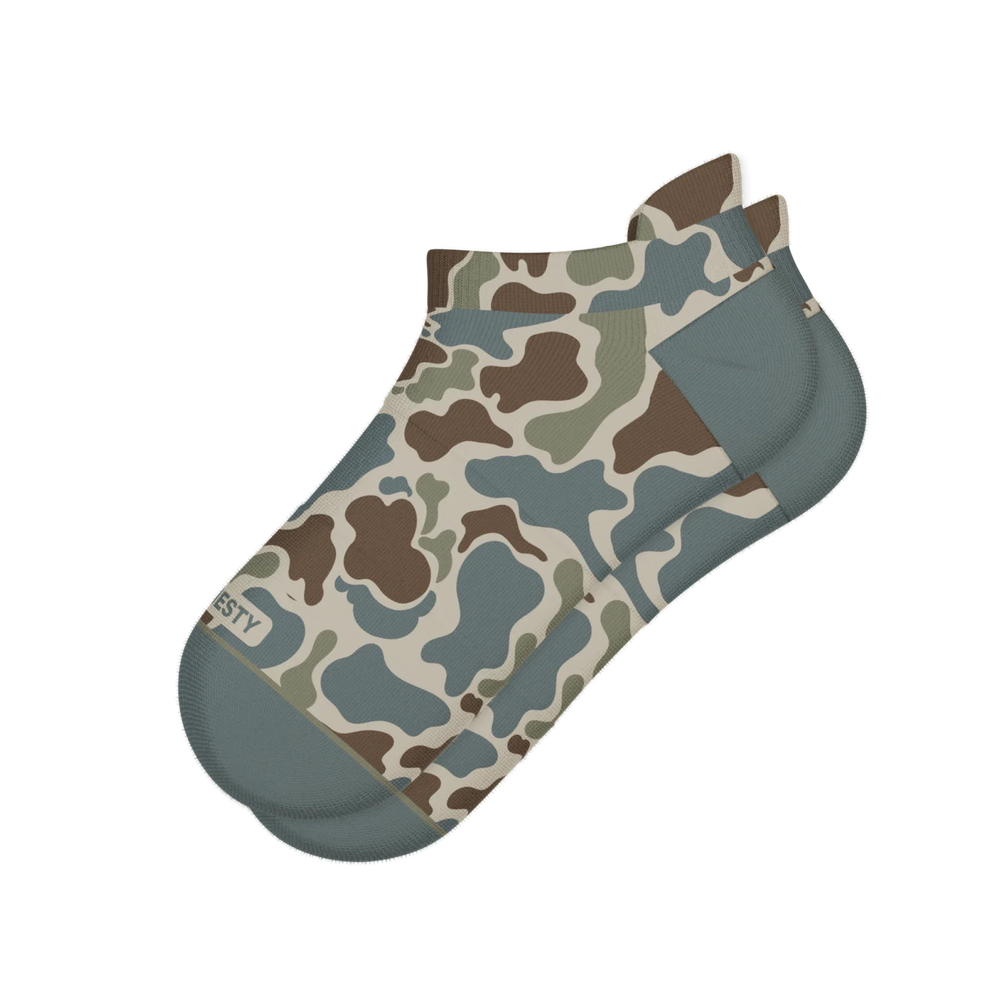 The Blender | Grey Duck Camo Heel Hammock™ Ankle Socks - Shinesty - Flyclothing LLC