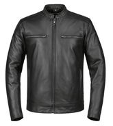 Blitz - Mens Premium Leather Jacket - Unik Just for Bikers - Flyclothing LLC