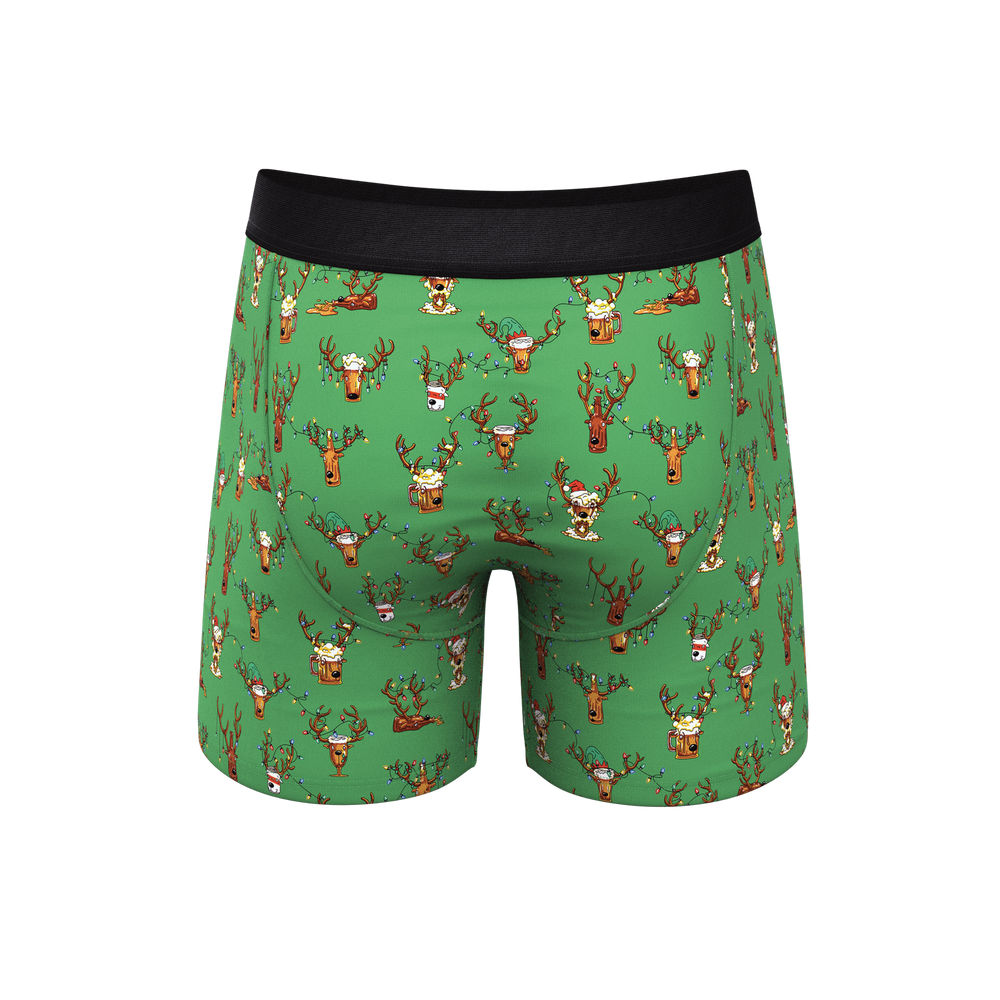 The Blitzened | Reindeer Beer Ball Hammock® Pouch Underwear - Shinesty - Flyclothing LLC