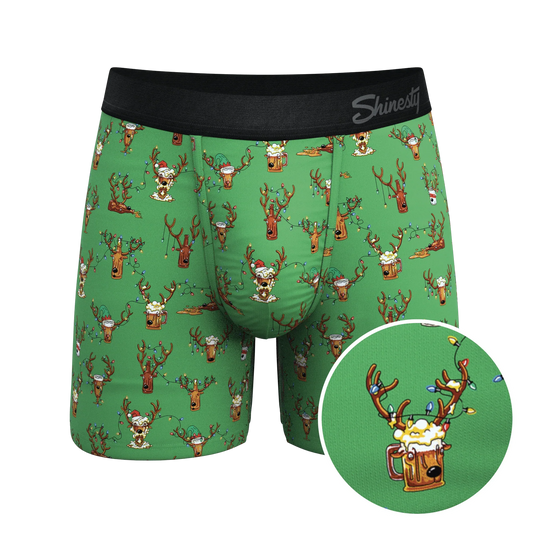 The Blitzened | Reindeer Beer Ball Hammock® Pouch Underwear - Shinesty - Flyclothing LLC