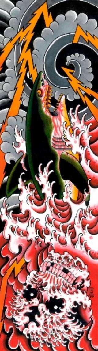 Black Market Art Company Bloody Waters Print - Black Market Art Company - Flyclothing LLC