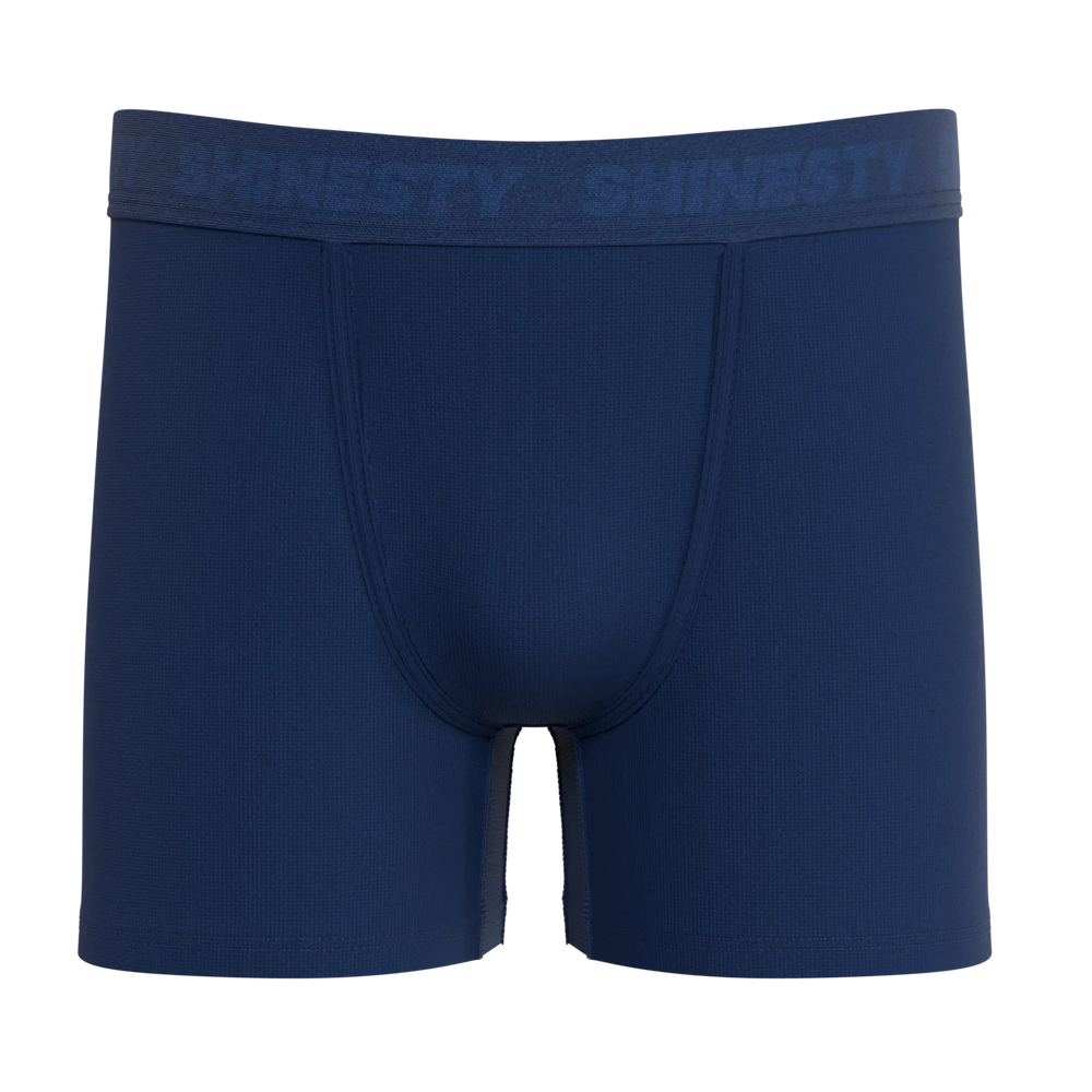The Bloom Moon | Tonal Navy Boy's Boxer Briefs - Shinesty - Flyclothing LLC