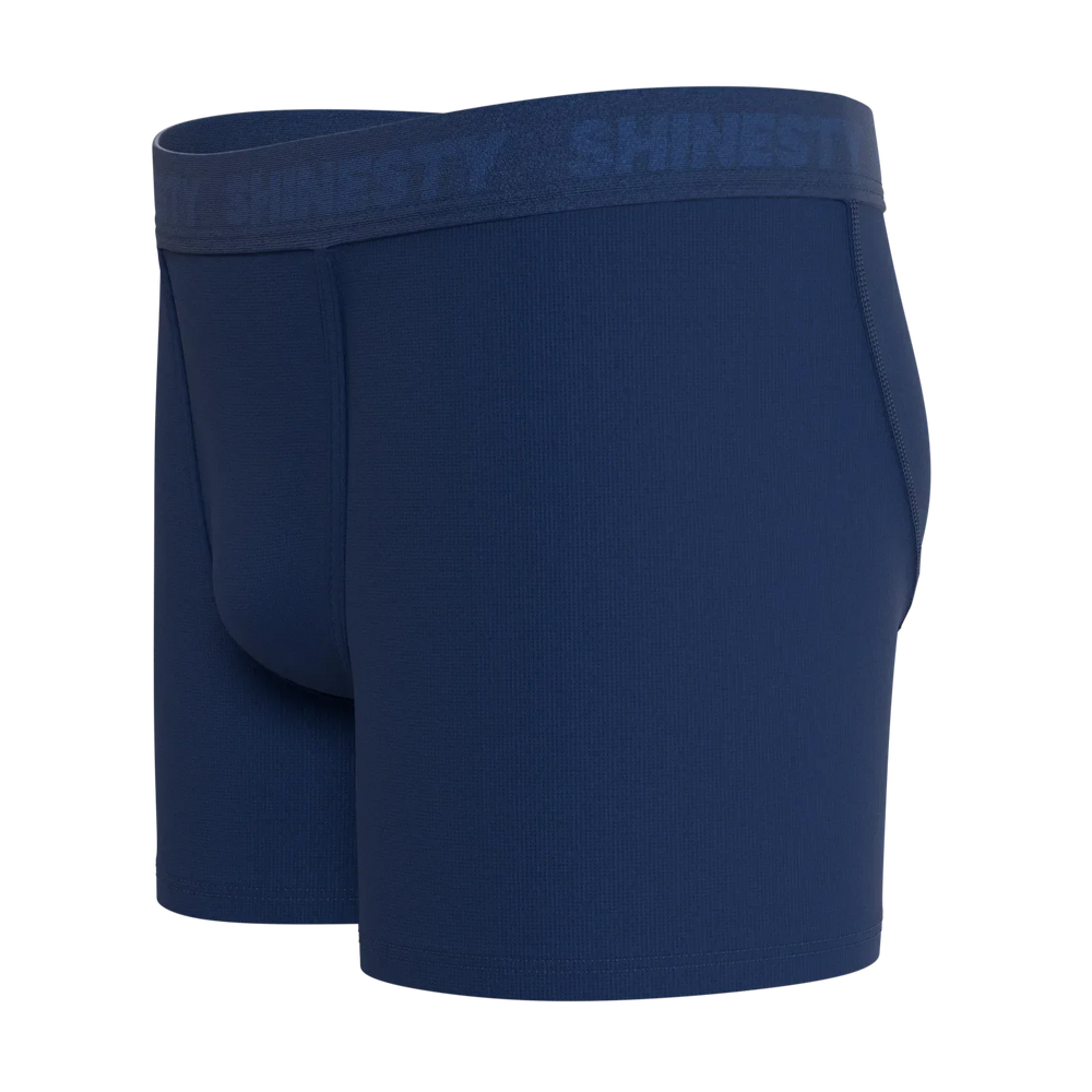 The Bloom Moon | Tonal Navy Boy's Boxer Briefs - Shinesty - Flyclothing LLC