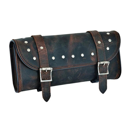 Brown and black- Leather Tool Bag