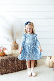 Bluebell 3/4 Sleeve Ruffle Twirl Dress - Mila & Rose ® - Flyclothing LLC
