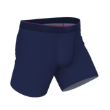The Blueberry Pie | Red Tip Navy Ball Hammock® Pouch Underwear - Shinesty - Flyclothing LLC