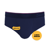 The Blueberry Pie | Red Tip Navy Ball Hammock® Pouch Underwear Briefs - Shinesty - Flyclothing LLC