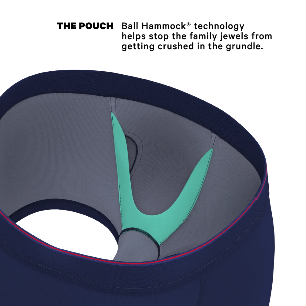 The Blueberry Pie | Red Tip Navy Ball Hammock® Pouch Trunks Underwear - Shinesty - Flyclothing LLC