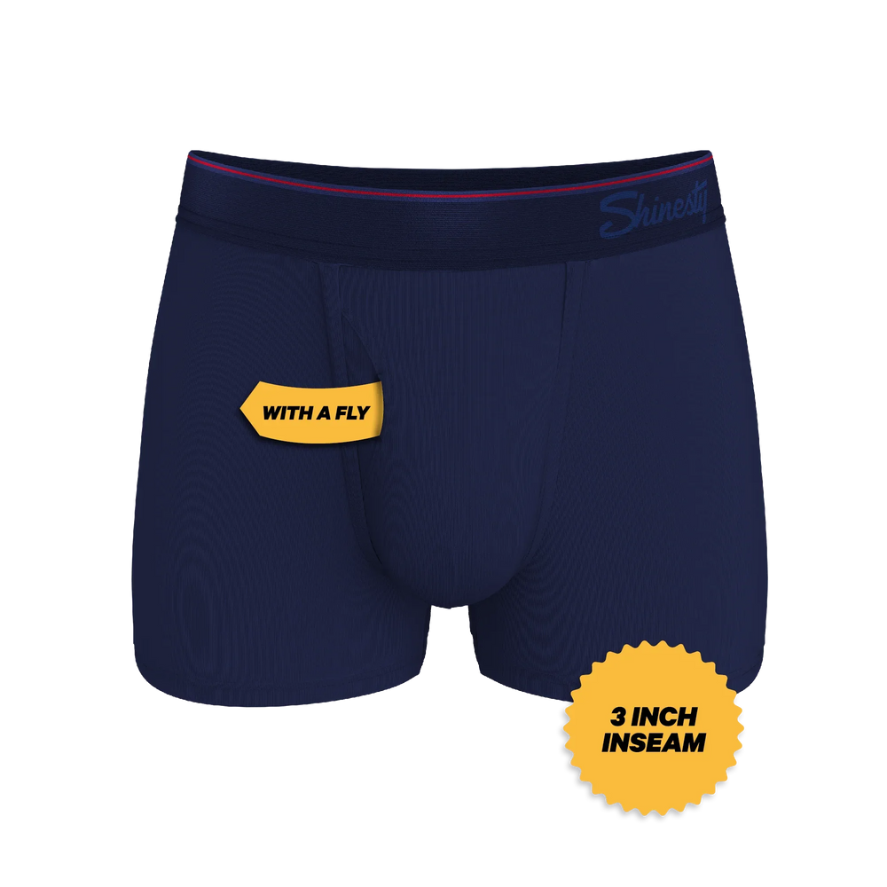 The Blueberry Pie | Red Tip Navy Ball Hammock® Pouch Trunks Underwear - Shinesty - Flyclothing LLC
