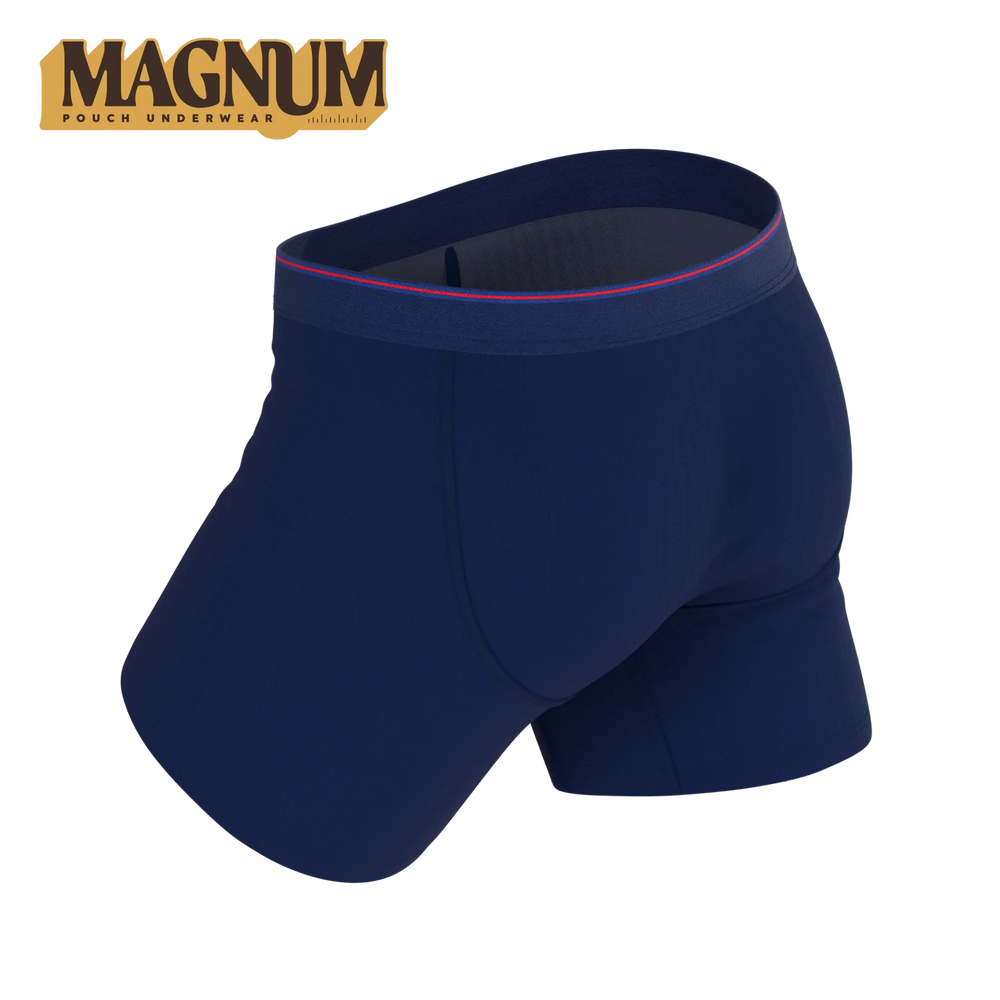 The Blueberry Pie | Red Tip Navy Ball Hammock® Magnum Big Pouch Underwear - Shinesty - Flyclothing LLC