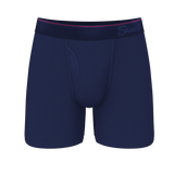 The Blueberry Pie | Red Tip Navy Ball Hammock® Pouch Underwear With Fly - Shinesty - Flyclothing LLC