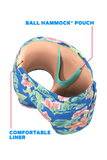 The Boardwalk | Blue and Orange Tropical Ball Hammock® Pouch 5" Swim Trunks - Shinesty - Flyclothing LLC