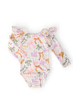 Boho Bows L/S Flutter Sleeve Leotard - Mila & Rose ® - Flyclothing LLC
