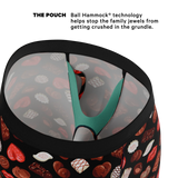 The Bonbons | Naughty Chocolate Long Leg Ball Hammock® Pouch Underwear With Fly - Shinesty - Flyclothing LLC