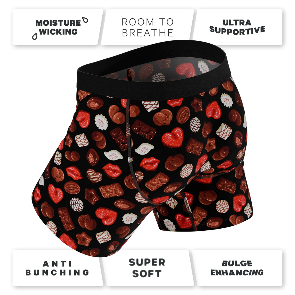 The Bonbons | Naughty Chocolate Ball Hammock® Pouch Underwear - Shinesty - Flyclothing LLC
