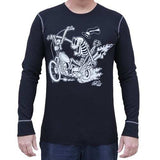 Black Market Art Company Bone Percenter Men's Long Sleeve Thermal - Black Market Art Company - Flyclothing LLC