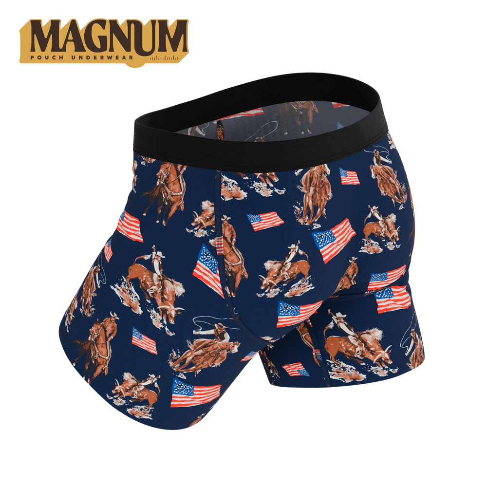 The Bootstraps & Chaps | Americana Cowboy Ball Hammock® Magnum Big Pouch Underwear - Shinesty - Flyclothing LLC