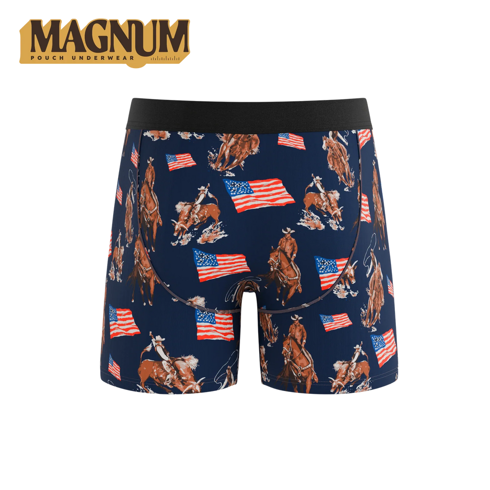 The Bootstraps & Chaps | Americana Cowboy Ball Hammock® Magnum Big Pouch Underwear - Shinesty - Flyclothing LLC